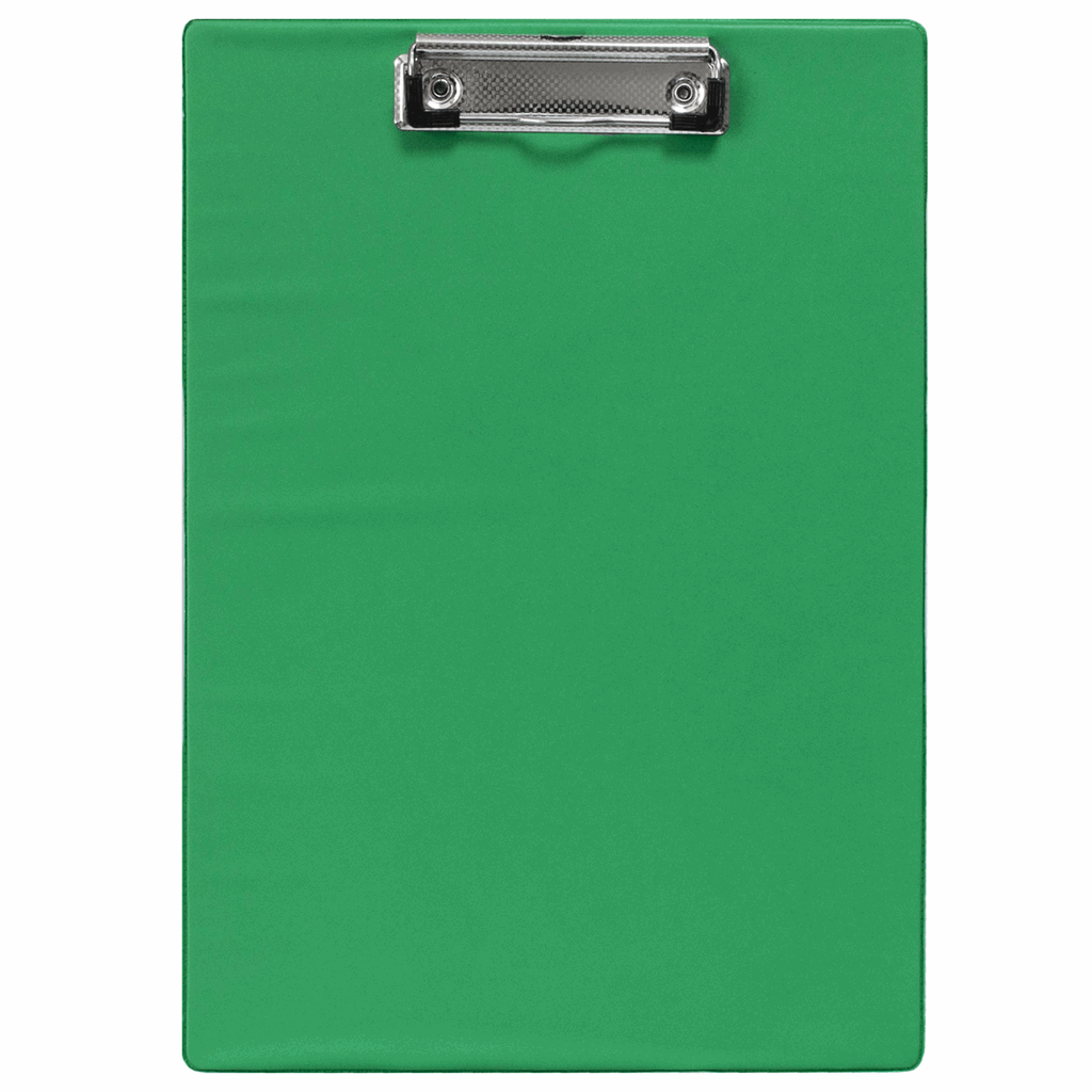 Кліпборд А4, PVC, зелений H-Tone (JJ40918-green)